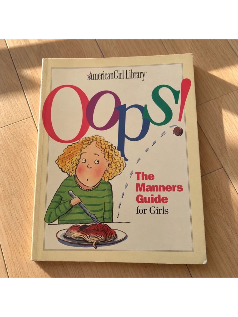 American Girl Oops Manners Guide for Girls Nancy Holyoke 1997 Pleasant Company